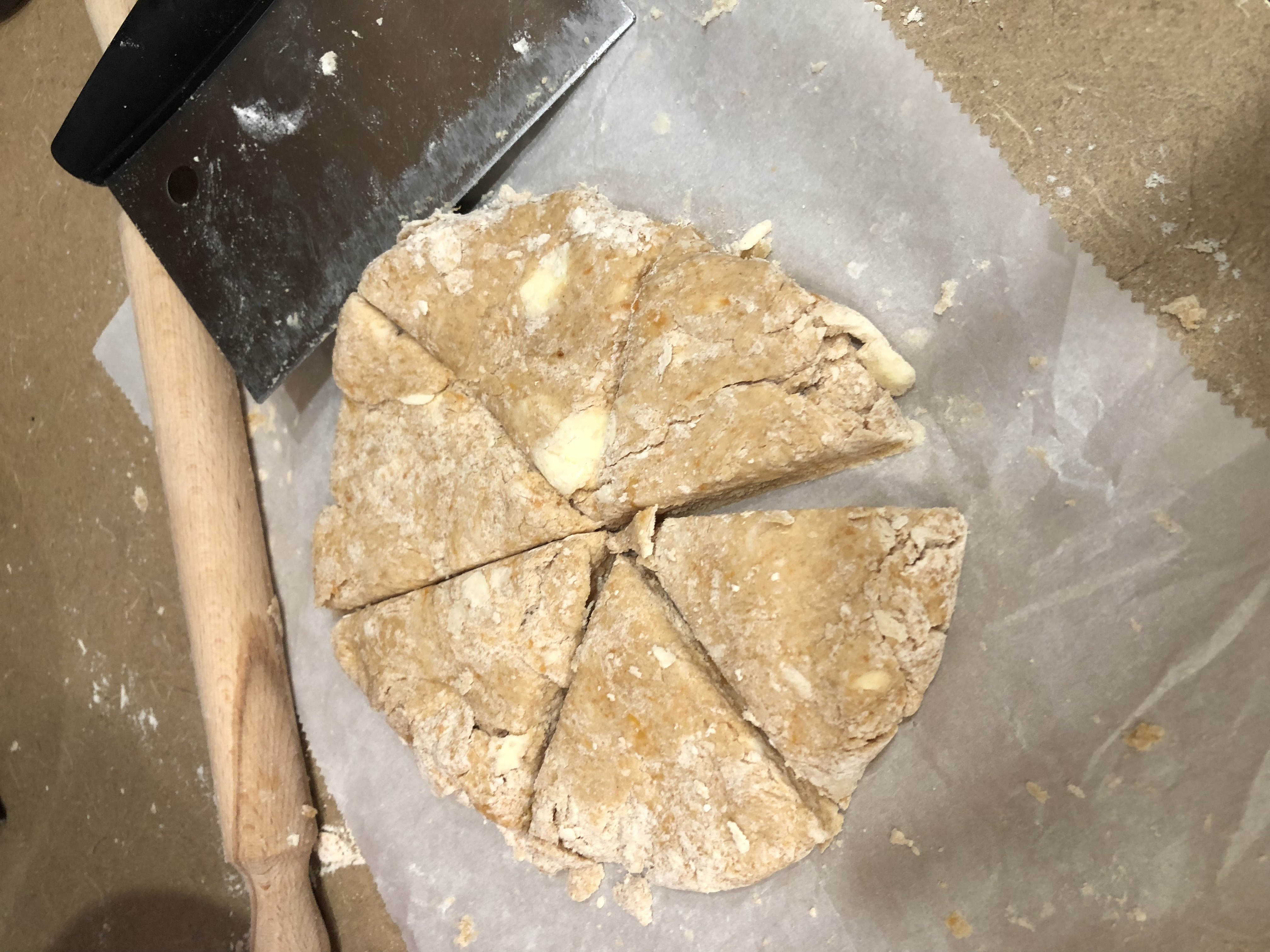 Sweet potato scones